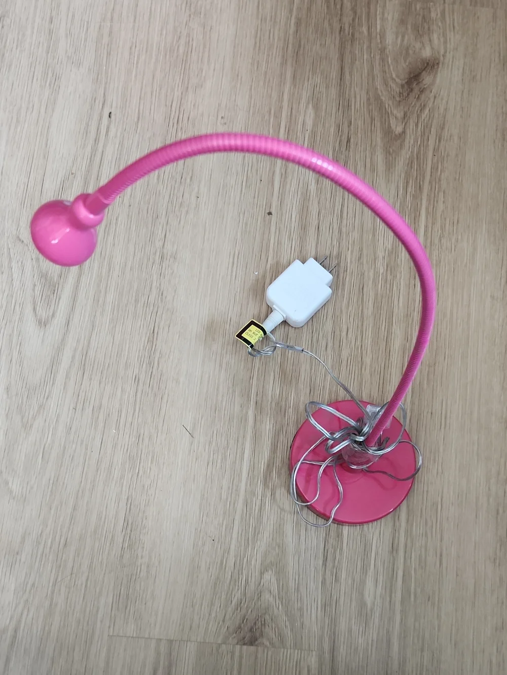 Ikea Jansjo Pink Gloss Metallic LED light